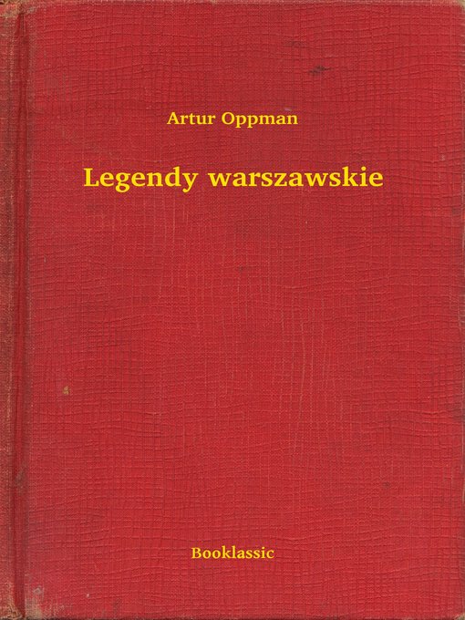 Title details for Legendy warszawskie by Artur Oppman - Available